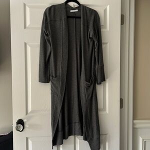 Red haute grey pocket duster size XS